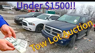 Going to the tow lot with $1500. What can we by for a good deal at tax refund time???