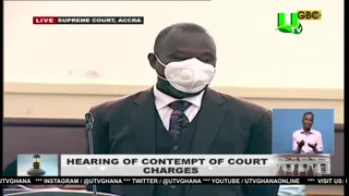 Contempt Charges: When Dominic Ayine Appeared Before The Supreme Court To Beg For Forgiveness