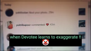 When you get a little attention from Yukti Kapoor ! It's not the first time happening* #dumbedit