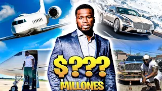 Así es la vida lujosa  de 50 Cent | Coches, Mansiones, Yates, Relojes, Fortuna...