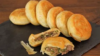 How to Make Chinese Beef Puff Pastry Pies : The technique for getting the puff pastry is very easy