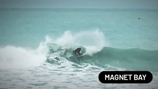 SURFING WAVES at Magnet Bay - Canterbury - New Zealand 27/10/2022