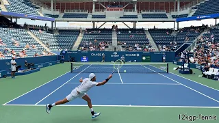 Matteo Berretttini v. Aslan Karatsev - Court Level Practice Games (2022) [4k 60fps HDR]