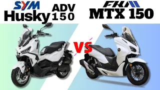 SYM Husky ADV 150 vs FKM MTX 150 | Side by Side Comparison | Specs & Price | 2024