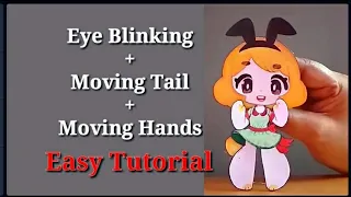 💠(23)How Do You Make a Living Puppet Out Of Paper💠Paper Doll Full Tutorial💠Anime Paper Puppet Making