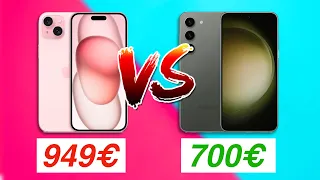 UNERWARTET! 😳 iPhone 15 VS Samsung Galaxy S23 (vergleich)