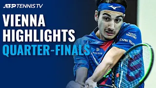 Sonego Stuns Djokovic; Thiem Toppled | Vienna 2020 Quarter-Final Highlights