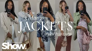 5 Mango Jackets Styled 2 Ways, Spring Outfits - Zara, H&M, ASOS & More | SheerLuxe Show