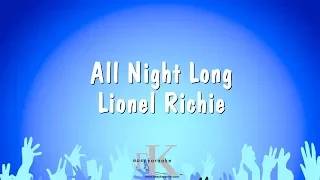 All Night Long - Lionel Richie (Karaoke Version)