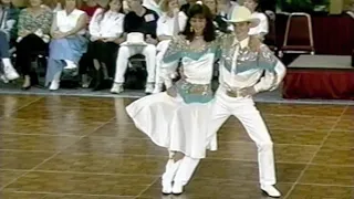 Jonathon Vincent | Monica Romero | Two-Step | 1995 New Mexico Dance Fiesta | Showcase Division I