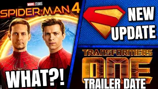 Spider-Man 4 In Trouble, Superman Update, Transformers One Trailer Date & MORE!!