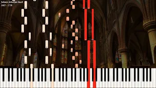 JS Bach - Organ Prelude and Fugue in B Minor BWV 544 | Piano Synthesia | Library of Music