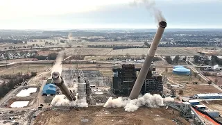 Elmer Smith Station Chimneys – Controlled Demolition, Inc.