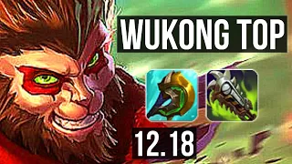 WUKONG vs FIORA (TOP) | 3.5M mastery, 1300+ games | EUW Diamond | 12.18