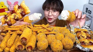 Bhc Chicken Bburing Side Menu Mukbang. Dessert Mukbang