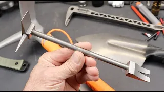 Halligan Hooligan! 8-inch CountyComm Titanium Tool To Pick-Pry-Poke-Bend-Break-Force-Lever...Enter.