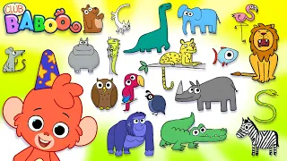 Animal ABC | Learn the alphabet with 26 animals for children | ABC Wild Animals and Sounds 2019