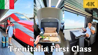 Milan to Venice Italy 🇮🇹 | Trenitalia First Class Cabin | High Speed Train Italy | Il Treno Italia🚄