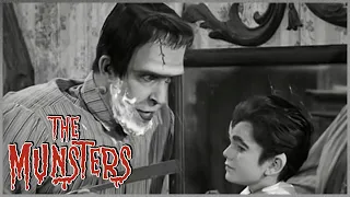 Can Eddie Let Herman Shave? | The Munsters