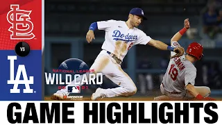Cardinals vs. Dodgers NL Wild Card Game Highlights (10/6/21) | MLB Highlights