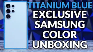 Titanium Blue - Galaxy S24 Ultra Exclusive Samsung Color Unboxing