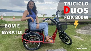 Triciclo elétrico Duos Fox. O melhor custo benefício?!