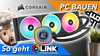 Alles über die neue CORSAIR H150i LCD & wie iCUE LINK funktioniert | Unboxing, Test, Review