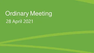 Ordinary Council Meeting -  28 April 2021 - Liverpool Plains Shire Council