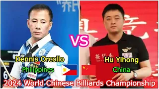 Dennis Orcollo VS Hu Yihong | 2024 World Chinese Billiards Championship - SEMI FINAL