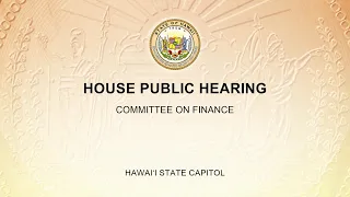 FIN Public Hearing - Fri Feb 23, 2024 @ 10:00 AM HST