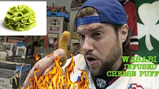 Eating The World's Hottest (Wasabi Infused) Cheese Puff Doesn't Go So Well | L.A. BEAST