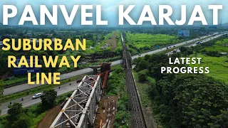 Panvel Karjat New Suburban Line | Latest Progress | Longest Tunnel In Mumbai Suburban Rail Network