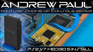 PS2 MODCHIP INSTALL! (V7 Gap BIOS with Modbo 5.0D v1.93) #ps2 #mods