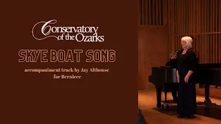 Skye Boat Song arr Jay Althouse piano accompaniment karaoke isntrumental backing track for Berniece