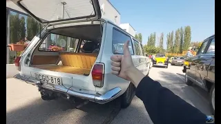 Volga GAZ 24-12 (M24 kombi) indítás és szép kipufogóhang