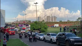 CORPO DE MARÍLIA MENDONÇA SEGUE EM CORTEJO PARA O CEMITÉRIO PARQUE MEMORIAL DE GOIÂNIA