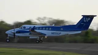 Beechcraft B300 King Air, N835UP departing KHWY on 4/23/24