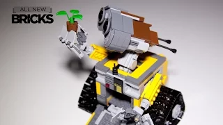 Lego Ideas 21303 WALL-E with Head Mount Modification Kit Speed Build