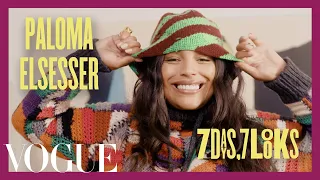 Every Outfit Paloma Elsesser Wears in a Week | 7 Days, 7 Looks | Vogue