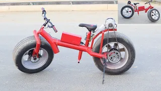 DIY Car Wheel Electric Bike | Electric Fat Bike