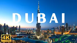 Travel Around Dubai City, United Arab Emirates [ 4k ] UHD HDR 60Fps With Calming Music & Scenic View