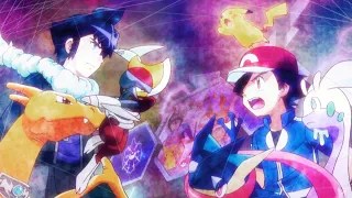 【MAD】Pokemon XYZ - Ash vs Alain - Kalos League - Full Battle