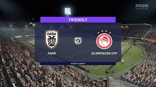 FIFA 21 | Paok vs Olympiacos - Greece Super League | 18/04/2021 | 1080p 60FPS