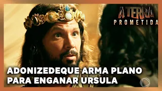 A TERRA PROMETIDA: Adonizedeque arma plano para enganar Ursula e se casar com Ula