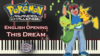 Pokemon Advanced Challenge Opening Piano Cover / Synthesia Tutorial