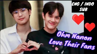 (Sub Eng/Indo)  OhmNanon Interview One31 , ( Walau cape k terbayarkan dengan suport fans )