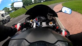 2007 Yamaha YZF R1 Walkaround & Test Ride.