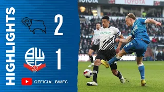 HIGHLIGHTS | Derby County 2-1 Bolton Wanderers