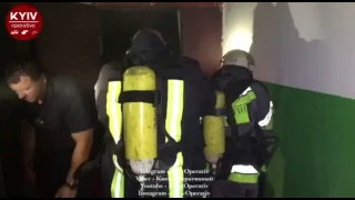 Пожар на Рокоссовского. Видео с эпицентра возгорания