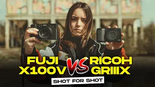 Fuji X100V v Ricoh GRIIIX. Shot for Shot.